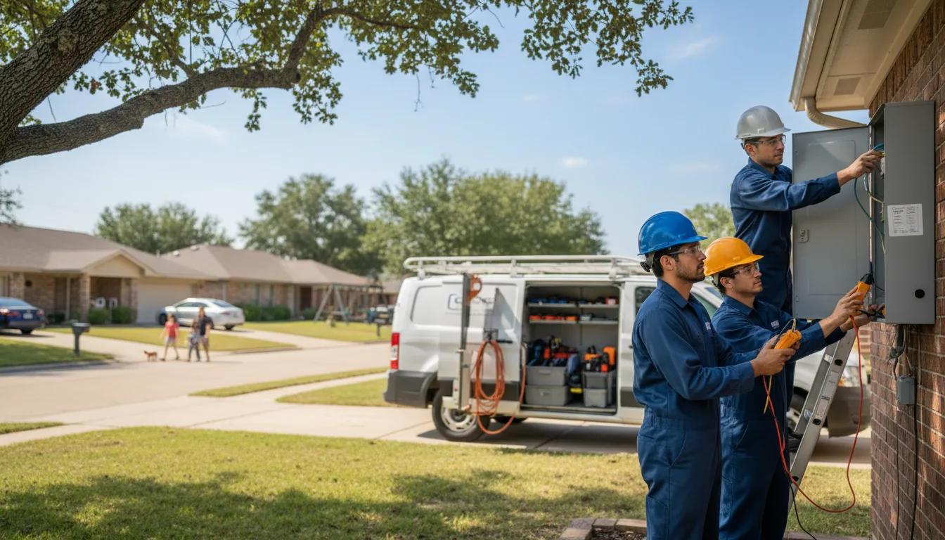 Certified electrician providing emergency electrical services in Burnsville, MS